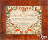 GOTTLOB JUNGMANN FRAKTUR BIRTH