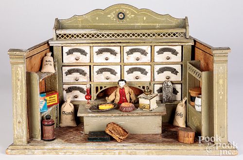 GOTTSCHALK PAINTED WOOD GROCERY