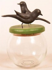 GOTTSHALL GLASS CANISTER WITH