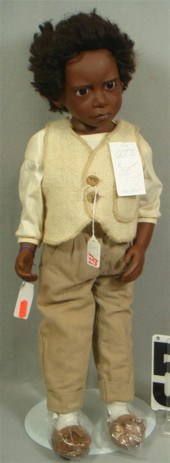 Gotz Black Doll, 24 inches tal