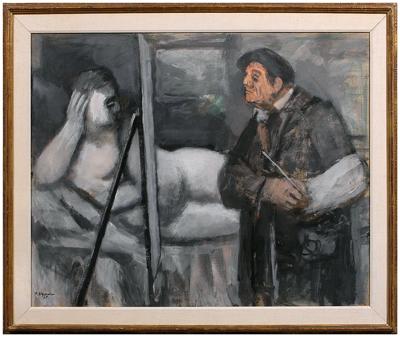 Gouache, Benjamin Kopman (New York,