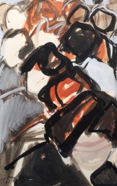 Gouache on paper, Bertrand Dor