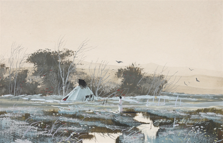 Gouache on paper Thomas A. DeDecker