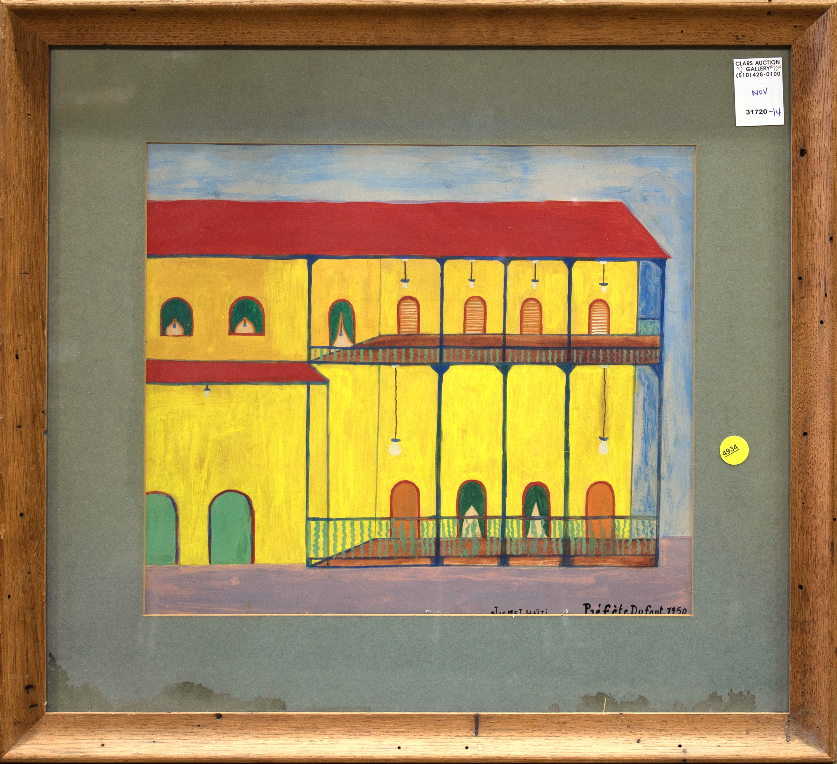 GOUACHE, PREFETE DUFFAUT After