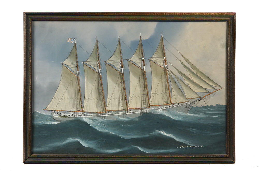 GOUACHE SHIP PORTRAIT - Portrait of
