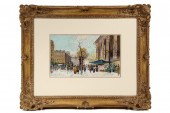 GOUACHE - 'The Paris Flower Ma