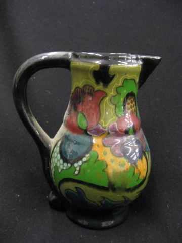 Gouda Art Pottery Pitcher elaborate