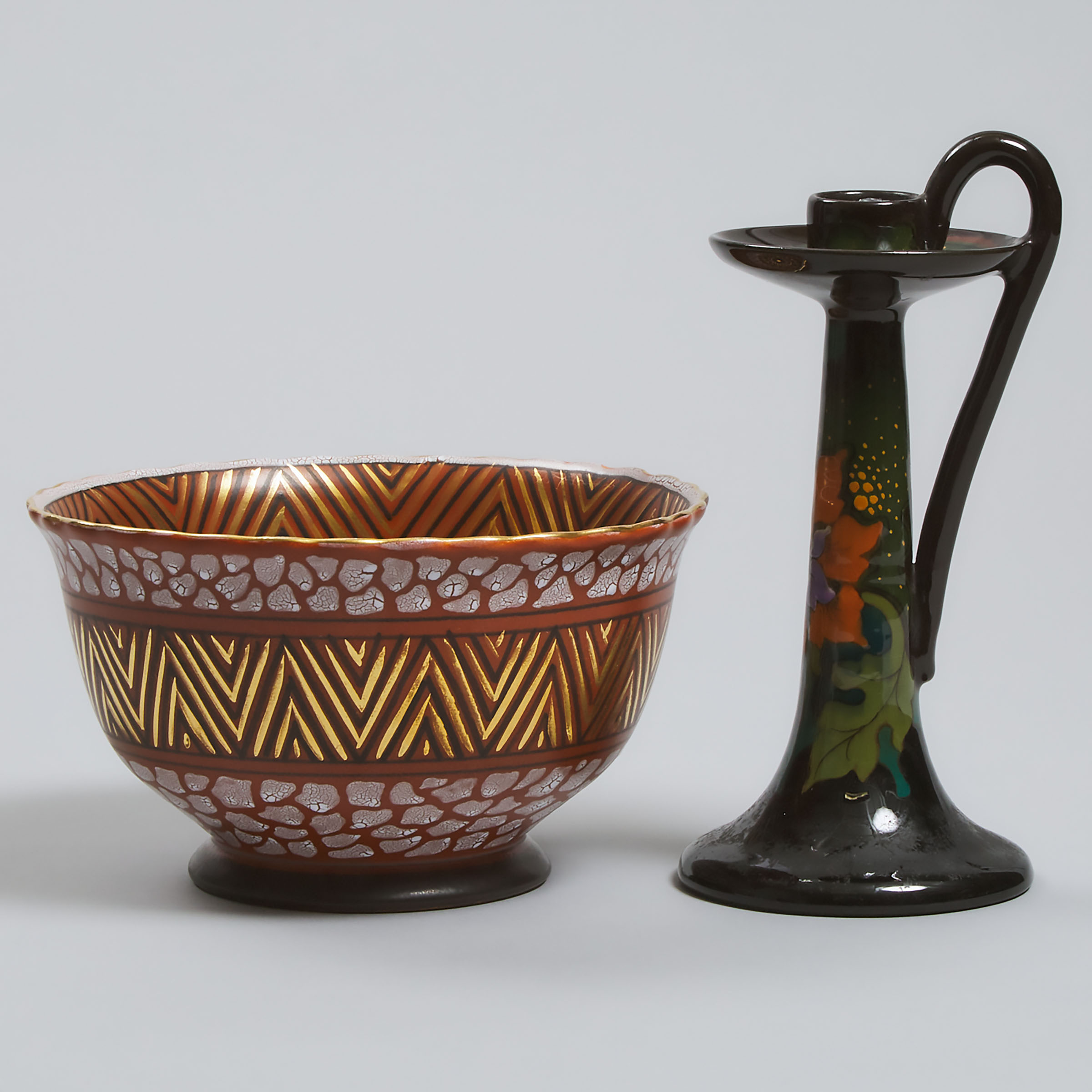 Gouda Bowl and a Candlestick,