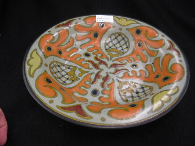 Gouda Dutch Art Pottery Bowl signed