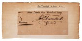 GOVERNOR JONATHAN TRUMBULL CUT