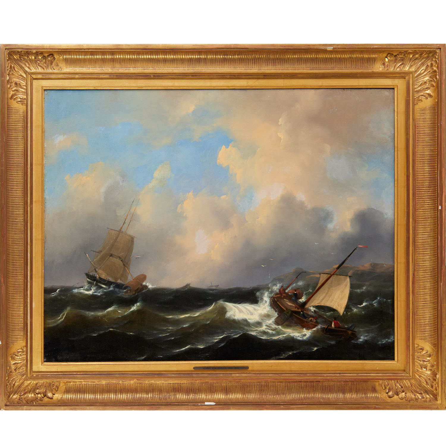 GOVERT VAN EMMERIK, OIL ON CANVAS