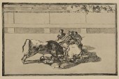 GOYA ETCHING #26 FROM LA TAURO