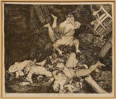 GOYA ETCHING, #30 FROM THE DIS