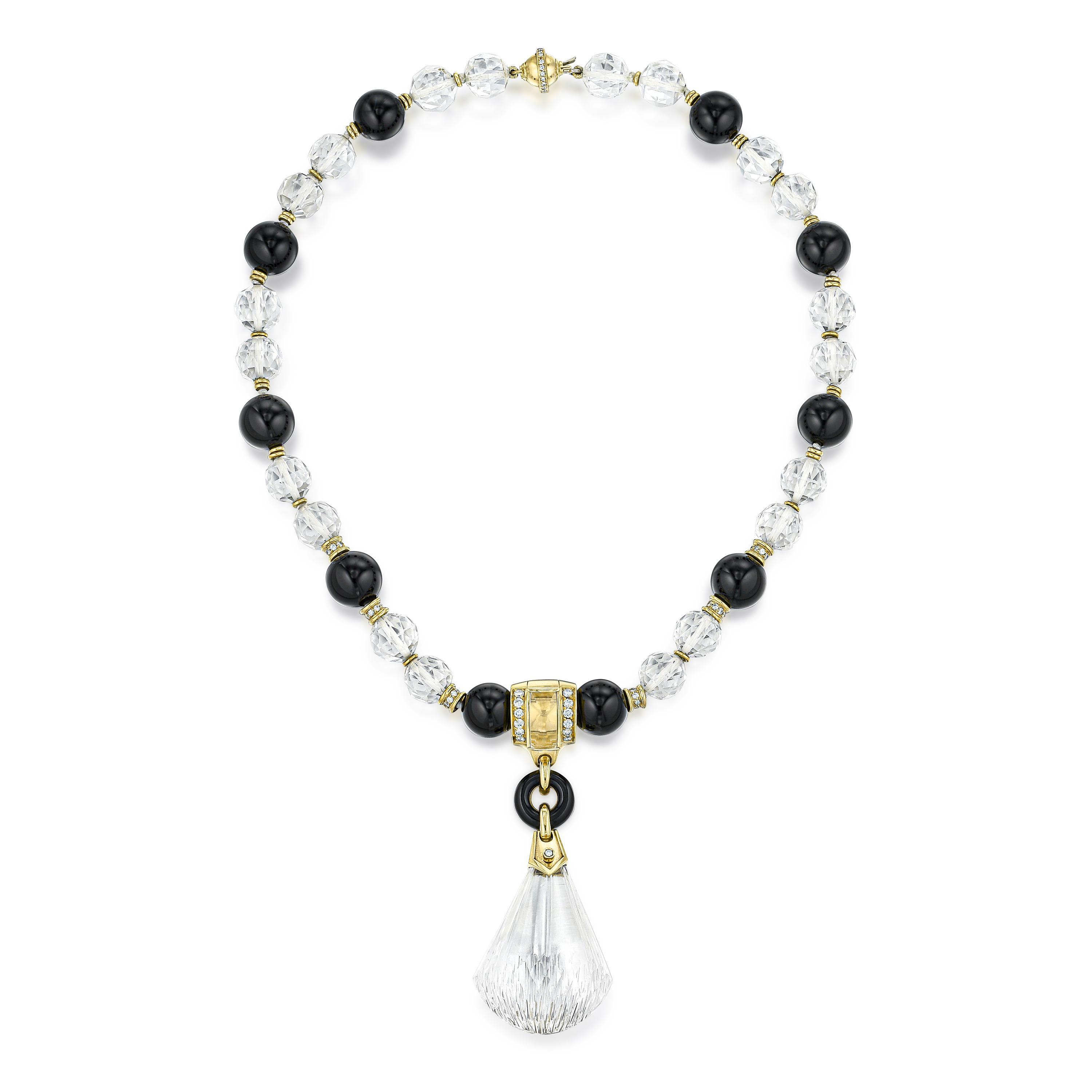 G.PETOCHI ROCK CRYSTAL QUARTZ AND