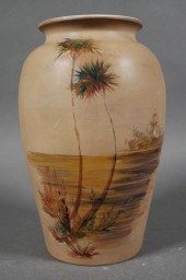 GRAACK & SON POTTERY VASE, LIG