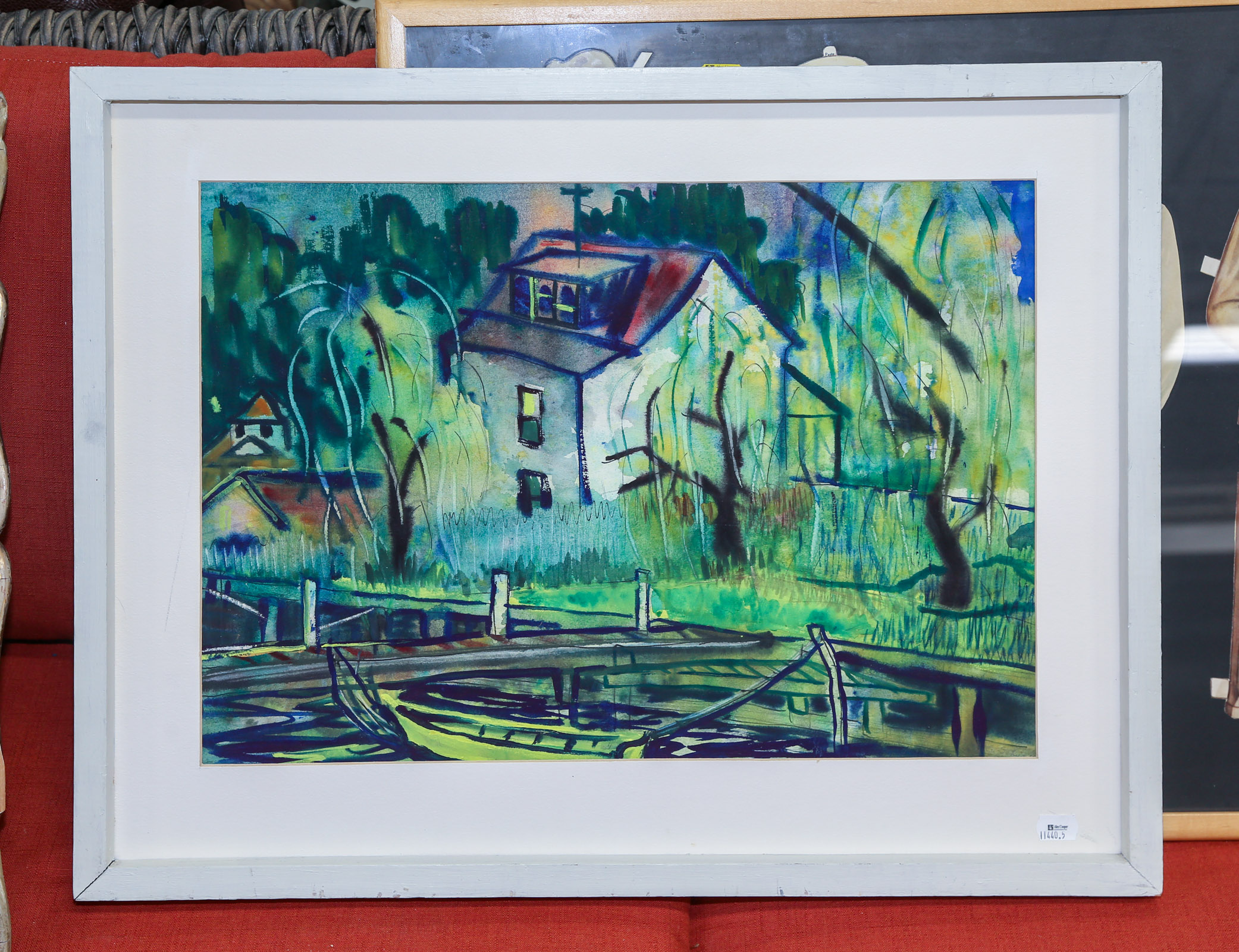 GRACE SCHWAB. SPA CREEK, WATERCOLOR