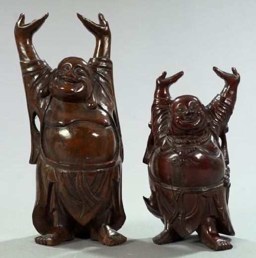 Graduated Pair of Chinese Carved