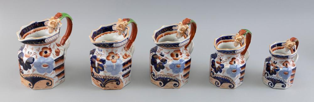 GRADUATED SET OF FIVE GAUDY