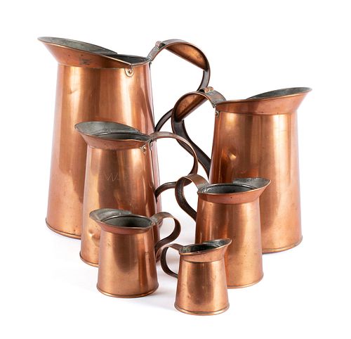 GRADUATING SET OF COPPER