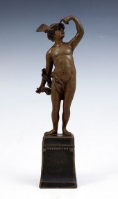 GRAECO ROMAN MERCURY BRONZE: D