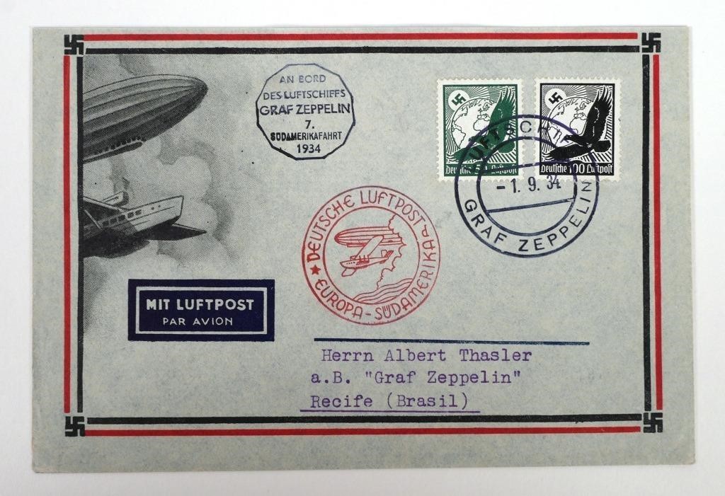 GRAF ZEPPELIN AIRMAIL STAMPS
