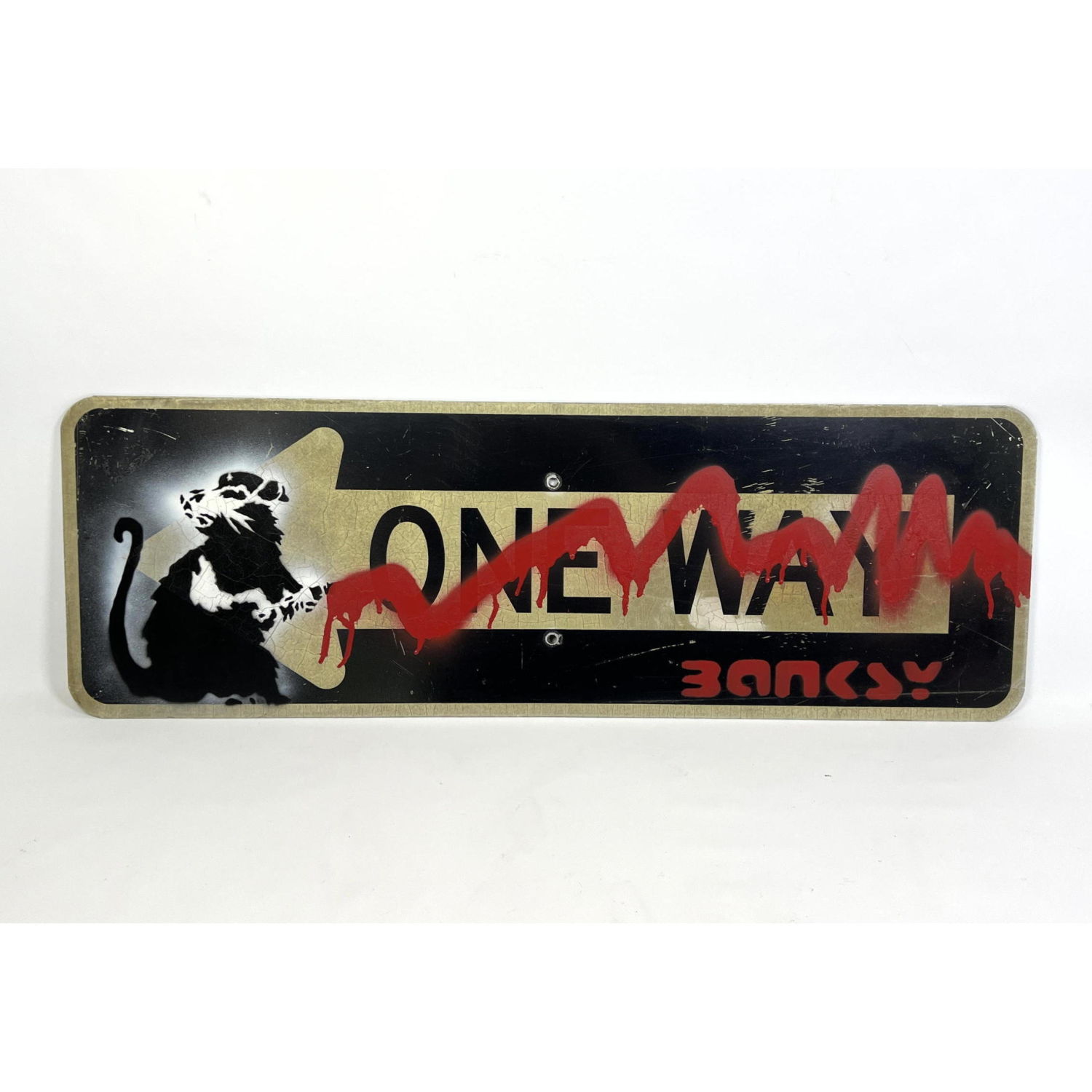 Graffiti Art on Metal Street