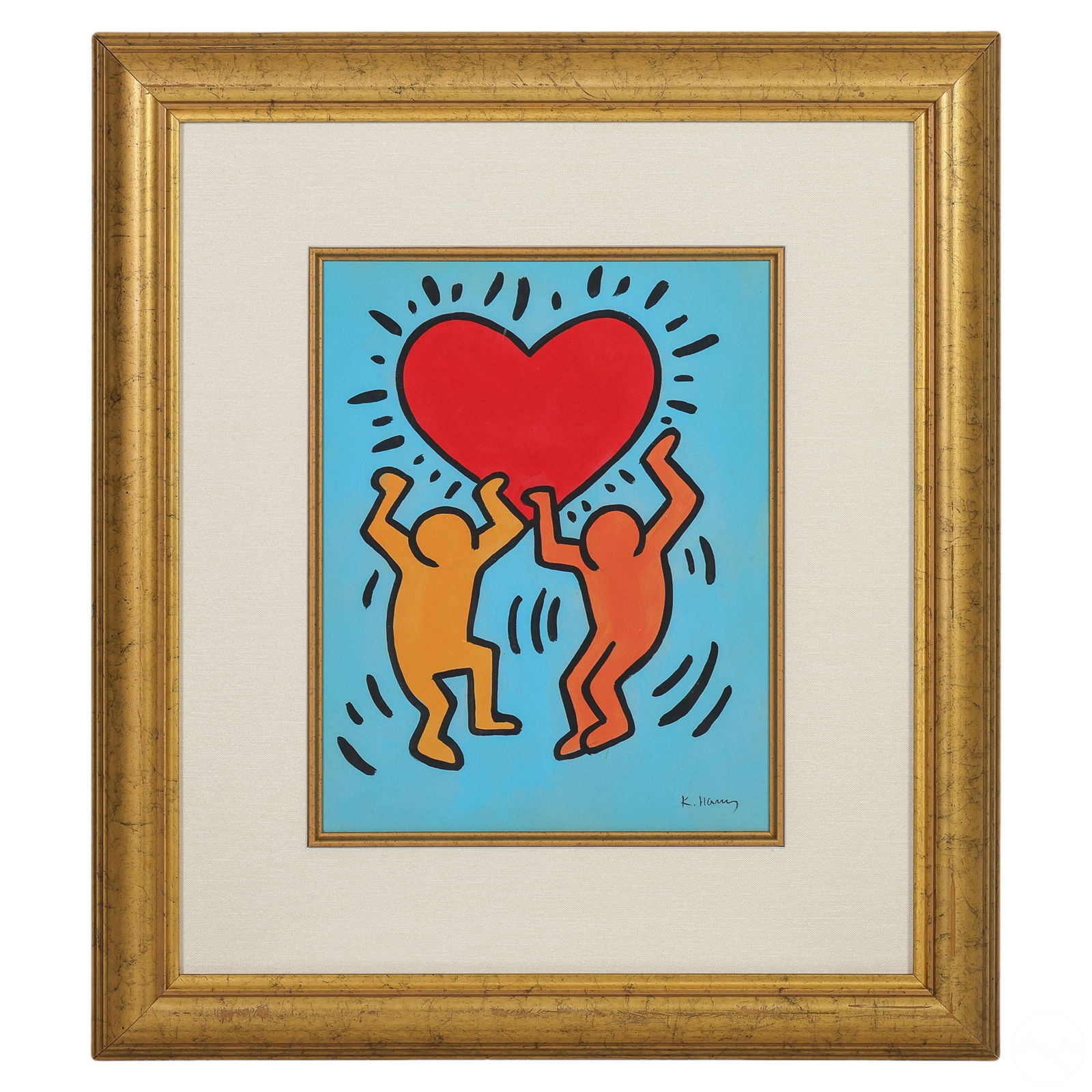 GRAFFITI HEART WATERCOLOR
