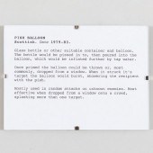 GRAHAM FAGEN (B. 1966): WEAPON