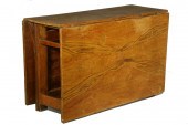 GRAIN DECORATED DROP LEAF TABL