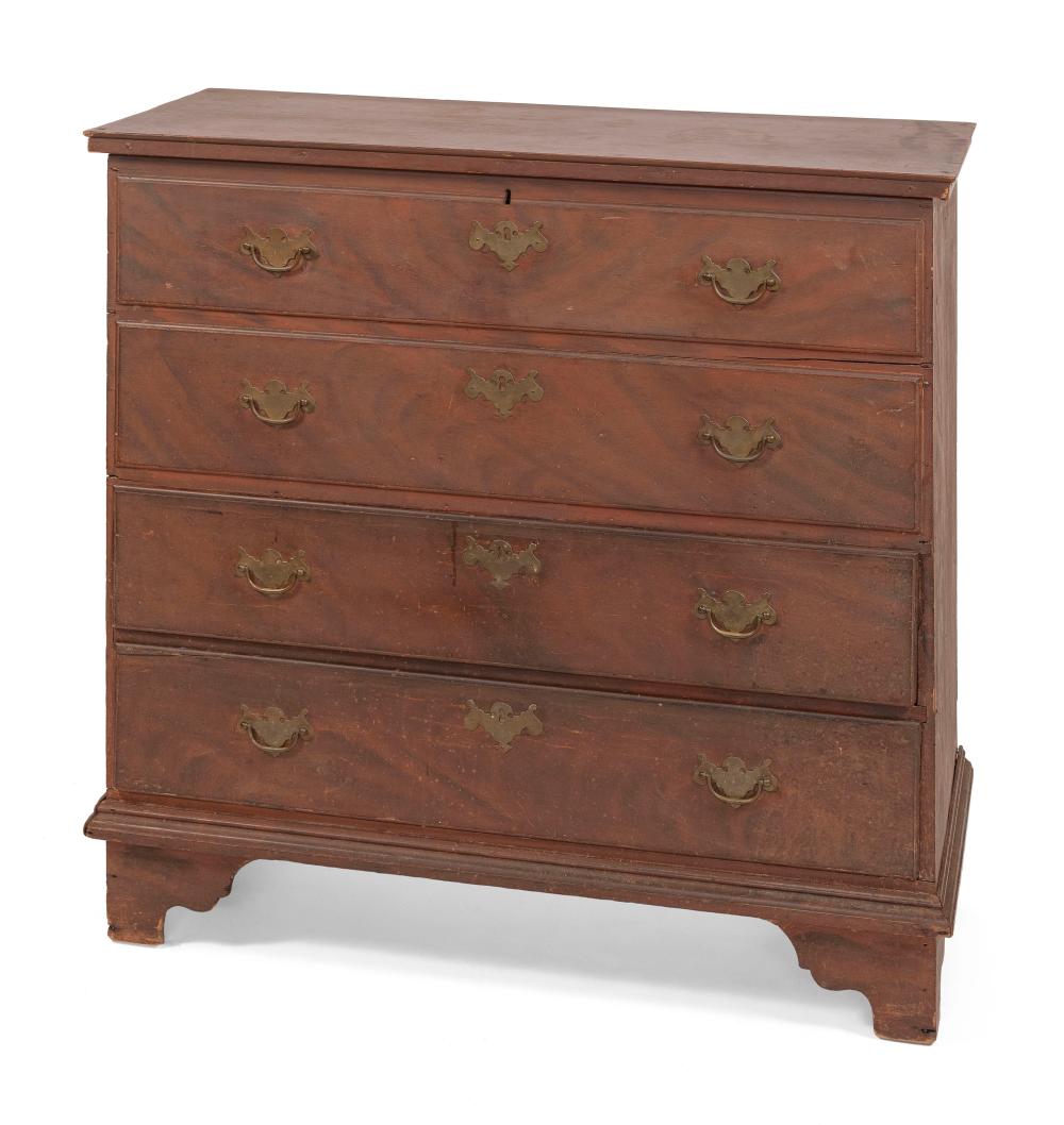 GRAIN-PAINTED BLANKET CHEST