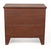 GRAIN-PAINTED BLANKET CHEST MA