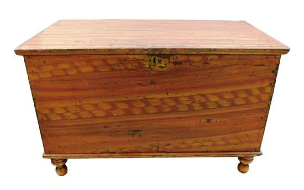 GRAIN PAINTED LIFT TOP BLANKET
