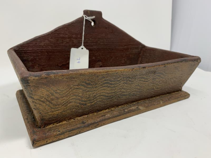 GRAIN PAINTED WALL BOX 20TH