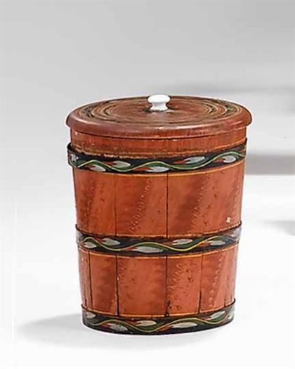 Grained and paint-decorated sugar