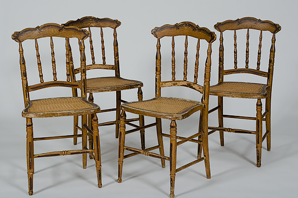Grained Side Chairs American late