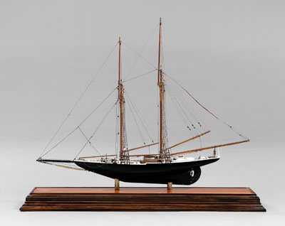 Grand Banks ship model,