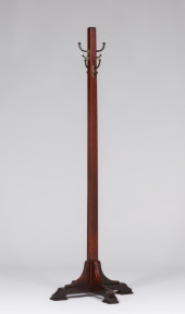 GRAND RAPIDS OAK COATRACK C191
