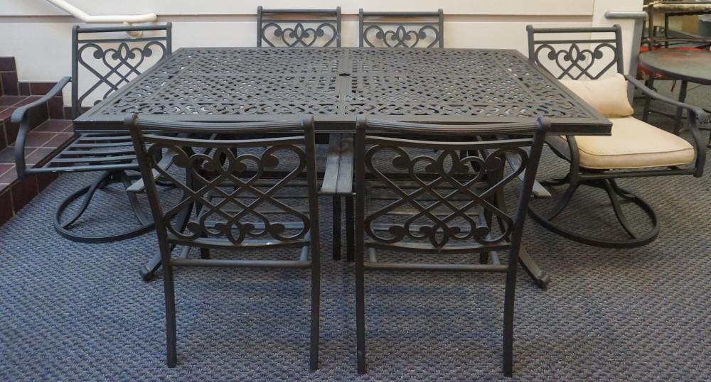 GRAND RESORT PAINTED METAL TABLE