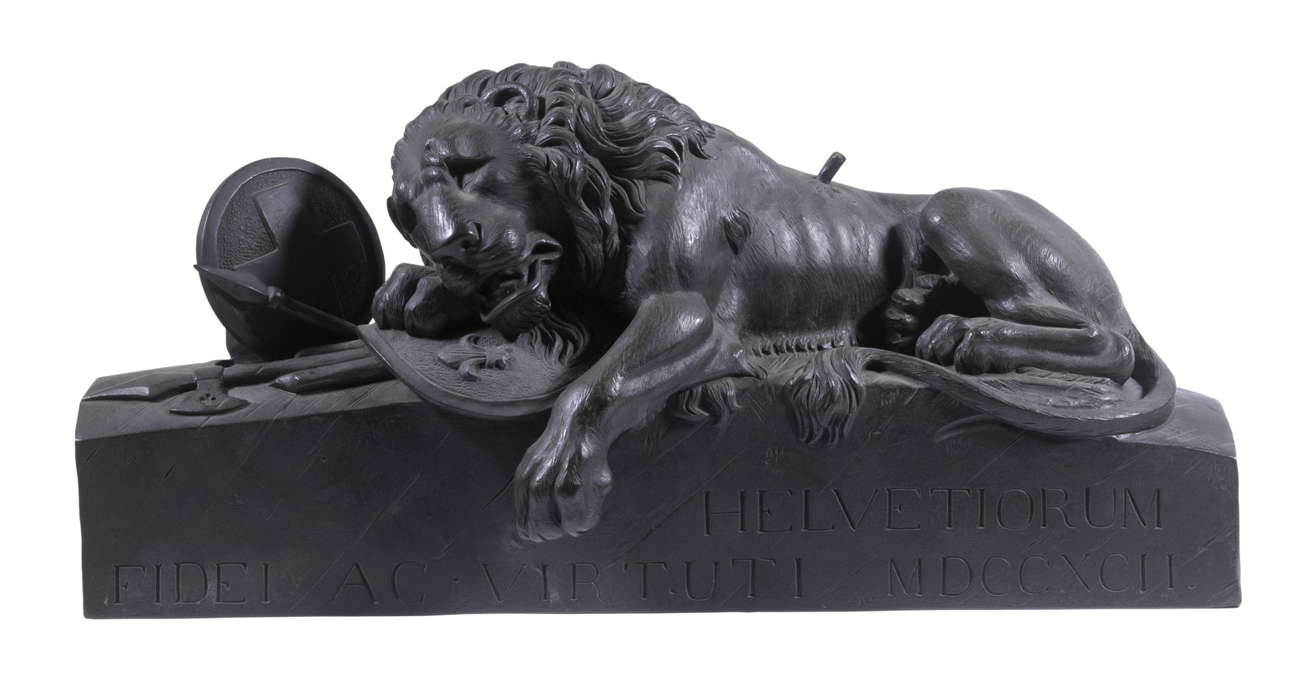 GRAND TOUR BRONZE "LION OF LUCERNE"