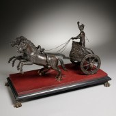 GRAND TOUR BRONZE OF A ROMAN C