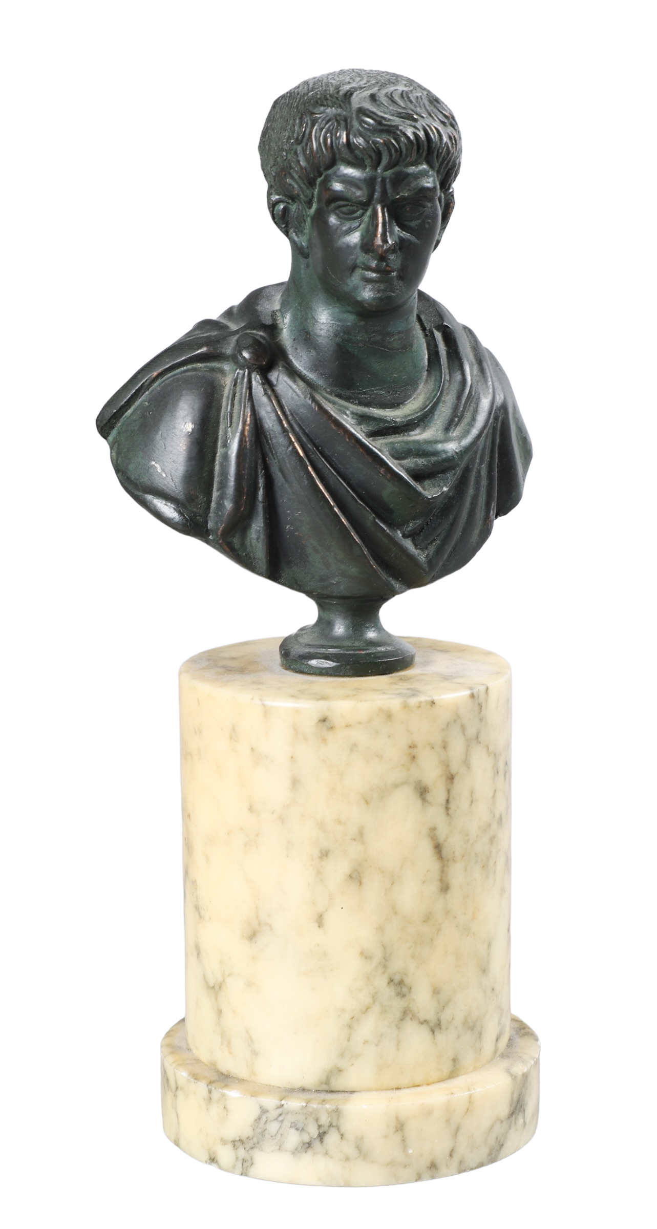 Grand tour bronze of Caesar, bronze