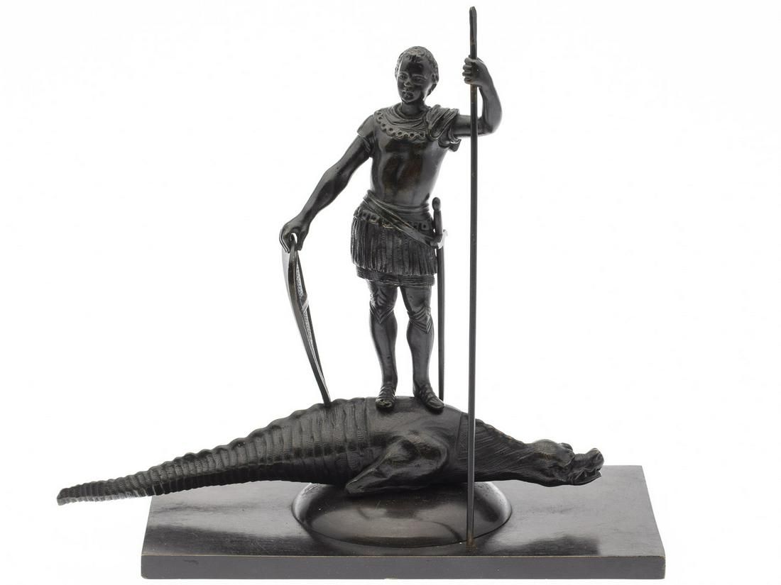 GRAND TOUR BRONZE OF ROMAN