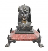 Grand tour bronze sphinx inkwe