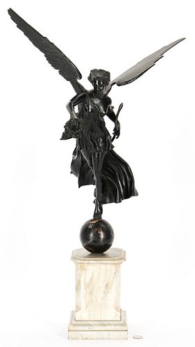 GRAND TOUR BRONZE STATUE "WINGED