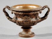 GRAND TOUR BRONZE WARWICK VASE