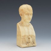 GRAND TOUR CARVED ALABASTER BU