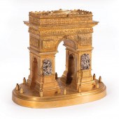 GRAND TOUR GILT BRONZE ARC DE