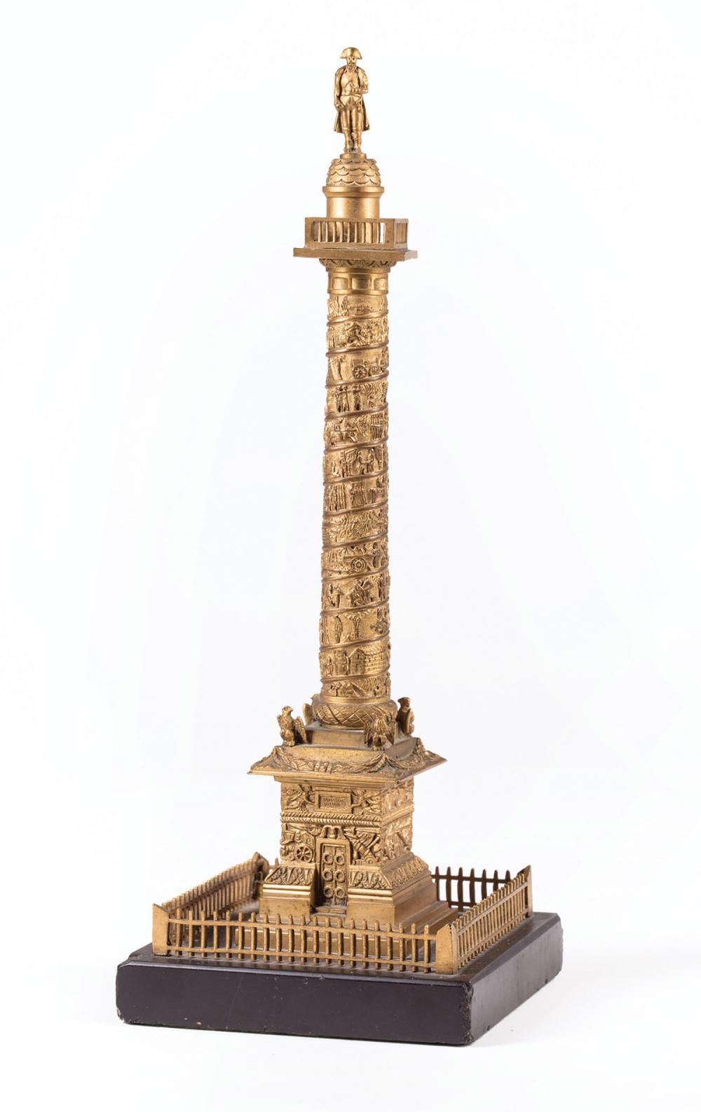 GRAND TOUR GILT BRONZE VENDOME