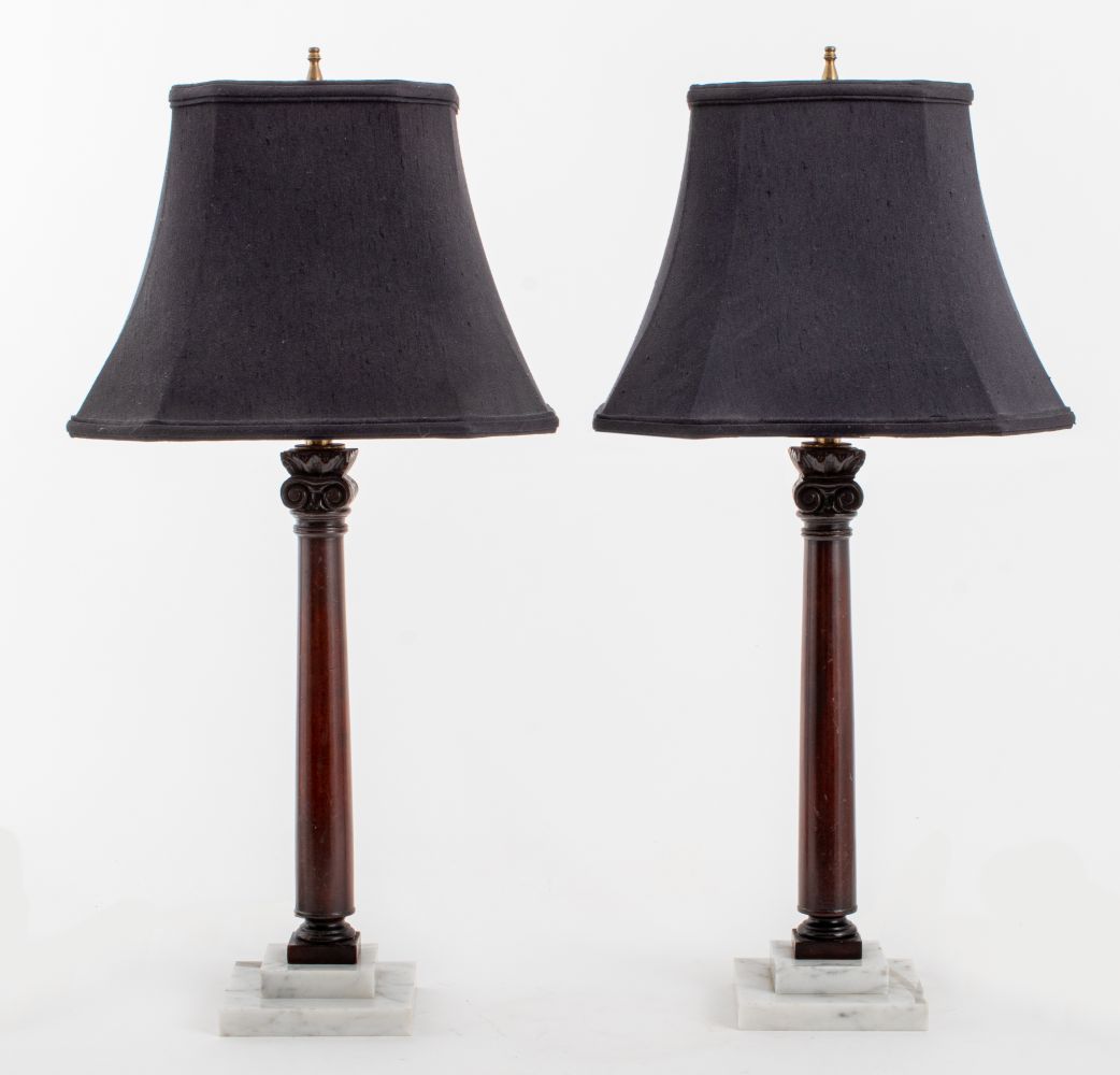 GRAND TOUR MANNER MAHOGANY COLUMN