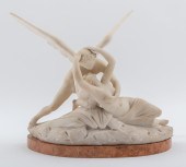 GRAND TOUR MARBLE CUPID & PSYC